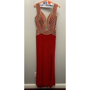 Jovani Red Long Dress